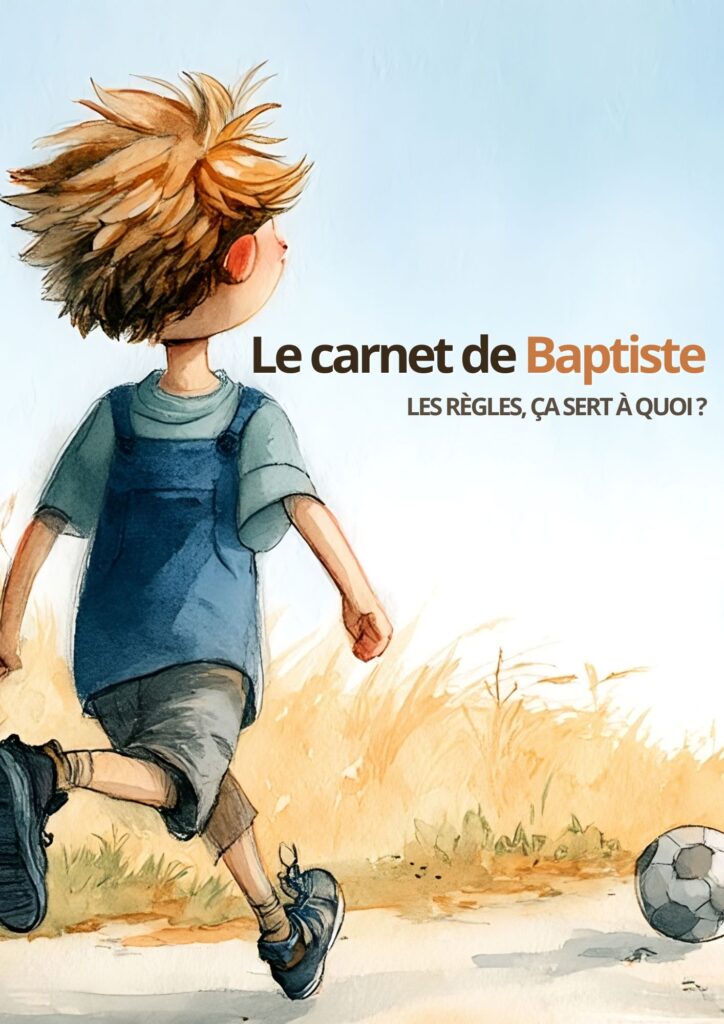 Couverture du carnet de Baptiste sur les règles et le vivre-ensemble